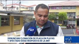 Un ciudadano denuncia que su placa fue clonada en Playas. La ANT le informa que el trámite de solución podría tardar hasta dos años. Un reportaje de Nathalie Jiménez