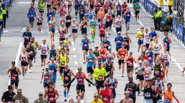 Corredores en la 130th edición de la Maratón de Boston, 20 de abril del 2026.