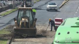Los trabajos de rehabilitación vial en la Av. Oswaldo Guayasamín generaron tráfico vehicular. Conductores exigen presencia de agentes de tránsito. Un reportaje de Juan Miguel Rodríguez