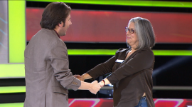 Paulina Trujillo celebra la victoria en el 'Duelo final' de la noche de este miércoles 22 de abril