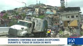 El Ministro del Interior, John Reimberg, aclaró que los servicios básicos de limpieza no se detendrán durante la restricción de toque de queda. Un reportaje de Bernarda Cevallos