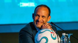 Francisco Egas, el presidente de la FEF, en el Congreso Ordinario de la Conmebol