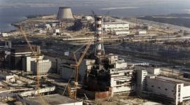 Foto del 1 de octubre de 1986 de cómo lucía el reactor número 4 de la central nuclear de Chernóbil.