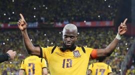 Enner Valencia, delantero de la selección de Ecuador.