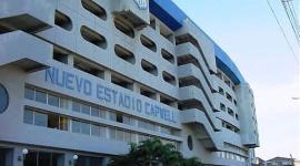Imagen de archivo de la fachada del estadio Capwell, ubicado en el sur de Guayaquil.