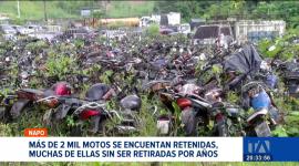 Los vehículos permanecen en la Jefatura de Tránsito y muchos superan los cinco años sin ser retirados por sus dueños, generando una saturación en los patios de retención.