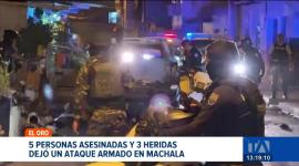 La incursión dejó múltiples víctimas en Machala; paralelamente, operativos en El Guabo permitieron la captura de un presunto cabecilla vinculado a delitos de extorsión y sicariato.