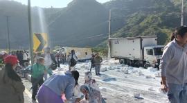 Fuerte accidente de tránsito en Guayllabamba, el sábado 25 de abril de 2026