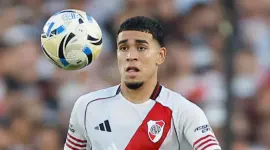Kendry Páez en su nuevo club River Plate