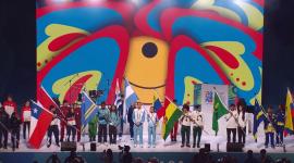 Los deportistas Mateus Méndez y Katerin Perea participaron como abanderados en la clausura de los Juegos Suramericanos de la Juventud 2026, el 25 de abril de 2026 en Panamá.