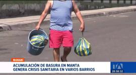La acumulación de desechos responde a la paralización de trabajadores municipales por falta de pagos; ante el riesgo, el Gobierno dispuso al Municipio la limpieza urgente de la ciudad.