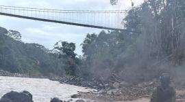Militares ejecutaron operaciones ontra la minería ilegal en Morona Santiago, el domingo 27 de abril de 2026