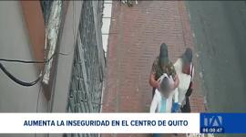 Cámaras de videovigilancia captaron varios robos en el centro de Quito. Vecinos denuncian que la falta de patrullaje preventivo. Un reportaje de Gustavo Jaramillo