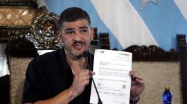 El alcalde de Guayaquil, Aquiles Alvarez, en rueda de prensa del 15 de octubre de 2025, sobre nueva denuncia en su contra.