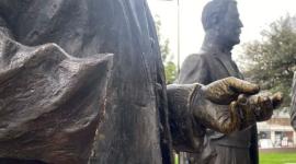 Vandalismo esculturas parque Julio Andrade Quito manos cortadas.