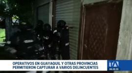 Intervenciones simultáneas en Guayaquil y otras provincias permitieron capturar a piezas clave de organizaciones criminales. Un reportaje de Catalina García