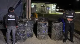 La Policía halló un laboratorio para procesar droga en Esmeraldas