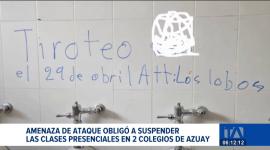 La alerta se encendió en dos planteles educativos luego de que aparecieran mensajes intimidatorios en las paredes de los baños.  Un reportaje de Iván Rodríguez