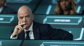 El presidente de la FIFA, Gianni Infantino, en el Congreso de la FIFA