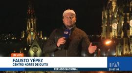 La capital registra un importante movimiento económico durante este feriado. Plazas y calles patrimoniales se llenaron de visitantes nacionales y extranjeros. Un reportaje de Fausto Yépez