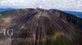 El volcán El Reventador, en Napo, se encuentra en alerta naranja por su alta actividad eruptiva