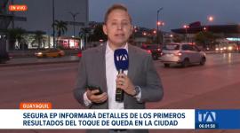 Segura EP será los encargados de brindar los resultados de los operativos por toque de queda en Guayaquil. Un reportaje de Ever Moreira