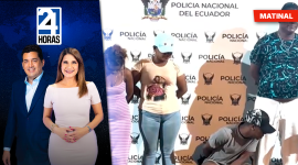 Revise las noticias más destacadas de Ecuador en nuestro Noticiero 24 Horas Emisión Matinal del lunes 4 de mayo del 2026. Con Liz Valarezo y Milton Pérez.
