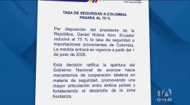 Luego de que Ecuador redujera aranceles al 75% para productos colombianos, la candidata Paloma Valencia aseguró haber mantenido diálogos previos con el presidente Daniel Noboa sobre esta decisión.