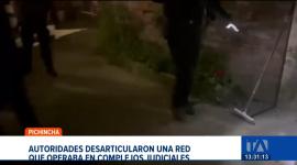 El segundo día de toque de queda deja 500 detenidos a escala nacional y el desmantelamiento de una estructura delictiva que operaba en complejos judiciales de Pichincha.