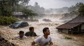 Indonesia: fuertes inundaciones en Bogor y Java Central