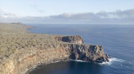 Foto de la isla Floreana, en el archipiélago de Galápagos, en Ecuador
