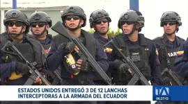 Como parte de la cooperación estratégica, Estados Unidos entregó las primeras tres lanchas de un total de doce. Estas unidades patrullarán las costas. Un reportaje de Ericka Vera
