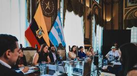 Sesión del Concejo Cantonal del 2 de abril de 2026, presidida por la alcaldesa de Guayaquil subrogante, Tatiana Coronel.