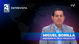 "Las compensaciones son para el pueblo, para evitar el incremento de los pasajes" indicó Miguel Bonilla, presidente de la Fenacotip, sobre el subsidio al transporte y posible alza de pasajes en el transporte público.