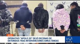Los operativos intensificados en Quito permitieron el decomiso de armas, explosivos y drogas. Además se reportan decenas de detenidos. Un reportaje de Gustavo Jaramillo