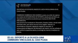 Gina Zambrano, quien mantenía una difusión roja de Interpol desde 2024, fue entregada a la justicia ecuatoriana tras su localización en EE.UU. Un reportaje de Bernarda Cevallos