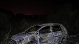Dos cuerpos calcinados dentro de un vehículo en el cantón Montecristi