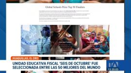 Un plantel de la zona fronteriza se destaca a nivel global por sus métodos de enseñanza. La institución es la única representante del país en el top. Un reportaje de Bernarda Cevallos