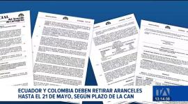 Gremios de la frontera exigen a los gobiernos de Daniel Noboa y Gustavo Petro cumplir con el retiro de la tasa de seguridad y los aranceles. Un reportaje de Brigette Mancheno