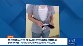 Durante un examen de Farmacología, los alumnos habrían sido sorprendidos utilizando dispositivos tecnológicos para copiar. Un reportaje de Brigette Mancheno