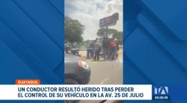 Choques, volcamientos y decenas de personas heridas es el saldo de una jornada violenta en las vías de Guayaquil. Un reportaje de Camila Guevara