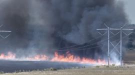 Una gran columna de humo se registró debido a los incendios en el sur de Florida.