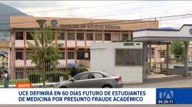 El Consejo Universitario de la Universidad Central analiza la separación definitiva de los 11 estudiantes acusados de fraude académico. Un reportaje de Brigette Mancheno