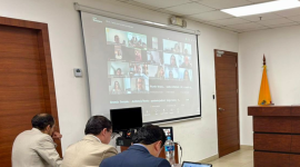 Instalación de la audiencia de reformulación de cargos y vinculación del caso 'Goleada' en el Complejo Judicial Norte de Quito, este 13 de mayo de 2026.