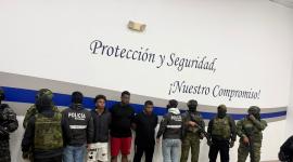 Los sospechosos fueron detenidos en un operativo en el sector de Calderón, en el norte de Quito.