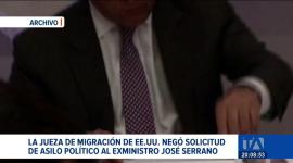 La solicitud de asilo fue negada en una audiencia privada; Serrano es acusado en Ecuador de ser autor intelectual del asesinato de Fernando Villavicencio