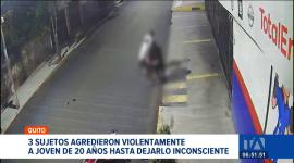 La delincuencia no dio tregua en los alrededores del parque Italia, un joven fue atacado de forma violenta para robarle sus pertenencias. Un reportaje de Juan Miguel Rodríguez