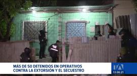 Operativos en Guayas y Manabí dejaron más de 50 detenidos; entre ellos el sucesor de alias "Gato Celi", investigado por extorsión y secuestro.