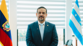 Carlos Encalada asumió oficialmentel la Prefectura del Guayas este 15 de mayo de 2026, tras la salida de Marcela Aguiñaga.