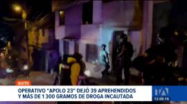 La intervención ejecutada entre el viernes y la madrugada del sábado logró la incautación de más de 1 300 gramos de sustancias; denuncias ciudadanas definieron los puntos de control.